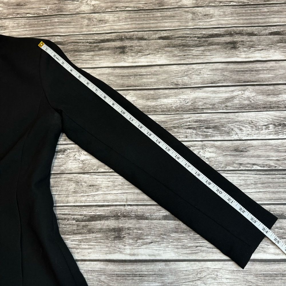 Forever 21 Women’s Black Fitted Hip-Length Single Button Blazer Jacket Small S - Picture 12 of 12